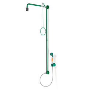 Doccia corpo con doccia a mano, 1 soffione, verde, montaggio a parete, BR 863085/75 l - Product Image 1