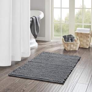 Nouveaux tapis de bain réversibles en coton design, utilisables des deux côtés, pour la décoration de la salle de bain - Product Image 1