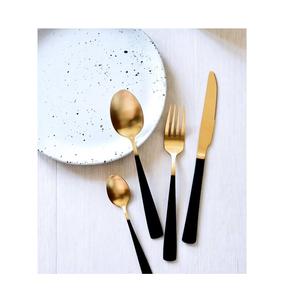 Ensemble de couverts en laiton de 5 pièces avec manche en bois plaqué nickel argenté pour l'artisanat, ensemble fait main, ensemble de couverts de cuisine - Product Image 2