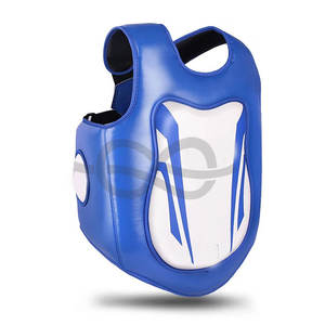 ตัวป้องกันหน้าอกสำหรับต่อยมวยศิลปะการต่อสู้เสื้อกั๊กซี่โครงแบบพลิกกลับได้เกราะป้องกันสำหรับเทควันโดเป้าฝึกซ้อม - Product Image 1