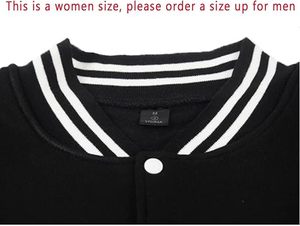 Chaquetas de béisbol masculinas personalizadas unisex para hombre, tela de lana a prueba de viento, ropa de calle informal de talla grande, piel de vaca - Product Image 3