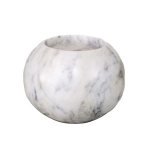 Bougeoir chauffe-plat rond en marbre Bougeoir en marbre au design élégant pour la décoration du salon Bougeoir au prix le plus bas - Product Image 1