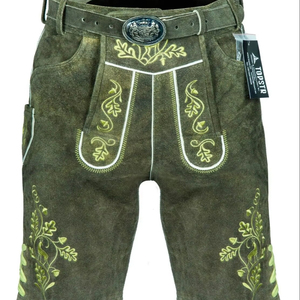 Lederhosen bavarois Trachten Wear Kurz Lederhosen bavarois pour hommes - Product Image 1