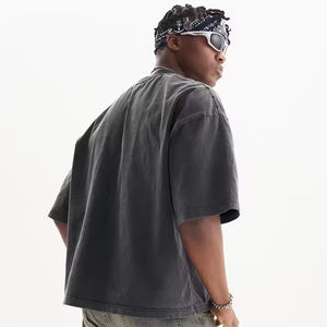 T-shirts graphiques streetwear personnalisés de haute qualité, t-shirt décontracté, coupe ample, t-shirt pour homme, coupe ample vintage, t-shirt délavé - Product Image 4