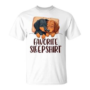 Maglietta promozionale per il sonno con motivo Bassotto Doxie Dog Nightgown - Product Image 1