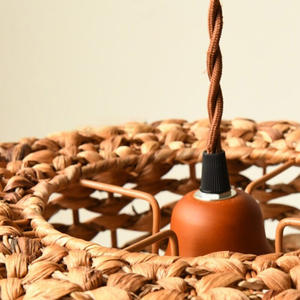 โคมไฟผักตบชวาธรรมชาติเป็นมิตรต่อสิ่งแวดล้อม2023สำหรับแขวนตกแต่งบ้าน - Product Image 5