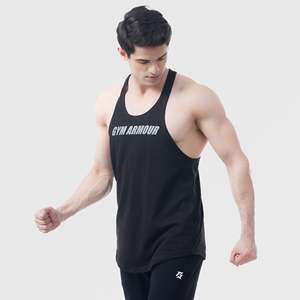 Tanque Deportivo Negro Transpirable Gravity Flex - Product Image 1