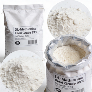 DL-Méthionine Qualité Alimentaire 99% Acide Aminé en Poudre pour Volailles, Porcs, Aquaculture, Additif Alimentaire pour Animaux - Product Image 1