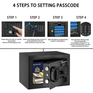 Oem/ODM nhỏ gọn an toàn 0.6 feet khối Dung lượng lưu trữ bền SPCC thép 18mm hoạt động khóa bu lông khóa kín đáo thích nghi - Product Image 2