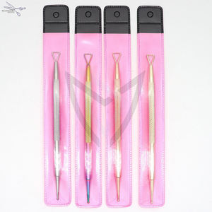 Outil de manucure de marque neuf en acier inoxydable de haute qualité, pousse-cuticules - Product Image 5