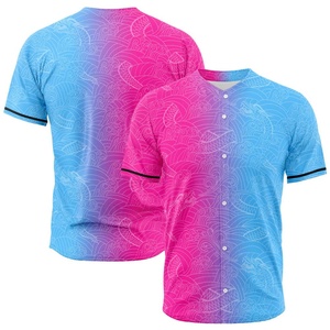 Maillot de baseball OEM vente en gros maillots de softball respirant logo personnalisé vierge nouveau design maillots de baseball de haute qualité pour hommes - Product Image 5