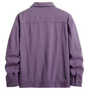 Nuevo estilo de manga larga transpirable 2025 venta al por mayor único Turn Down Collar chaquetas de hombre chaqueta para hombre - Product Image 2