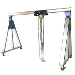 Grue à <span class=keywords><strong>portique</strong></span> en aluminium facile à démonter, petite taille, hauteur réglable, portée de 100 kg, 150 kg, 200 kg, 250 kg, 300 kg - Product Image 1