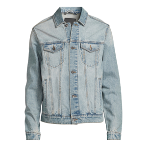 Vestes en jean slim fit pour hommes de qualité supérieure, col rabattu, jeans délavés surdimensionnés pour un style tendance en hiver - Product Image 1