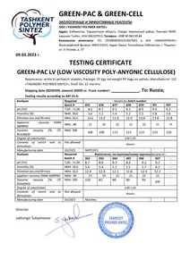 Additivo per fluidi di perforazione in cellulosa polianionica a bassa viscosità (PAC) in vendita all'ingrosso