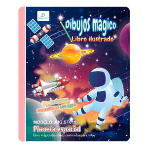 Libro da colorare per bambini con design spaziale magico per l'apprendimento precoce - Product Image 6