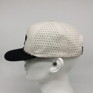Casquette de baseball à 5 panneaux de haute qualité pour femmes chapeau de corde brodé à bord incurvé bicolore imperméable pour les sports de plein air printemps - Product Image 3