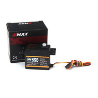 Servomoteur analogique professionnel EMAX ES3005 Standard à engrenages métalliques, étanche, couple élevé 12 kg, pour avion, bateau et voiture RC