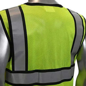 Chaleco DE SEGURIDAD reflectante de diseño Premium 2025 para hombres, precio de fábrica, ropa de trabajo ajustada, ropa de seguridad privada Oem de alta calidad - Product Image 2