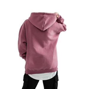 Custom Logo Hooded Sweatshirt Fitness Sportswear Supplier <b>Top</b> Quality Heavyweight 100% Cotton Blank Hoodies For <b>Women</b> - Product Image 3