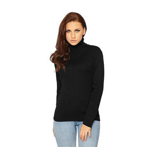 <b>Women's</b> High <b>Roll</b> <b>Neck</b> Cardigan Knitted Polo <b>Neck</b> Ribbed Jumper Long Sleeves Warm Winter <b>Tops</b> Casual Style Plus Size for Spring - Product Image 1