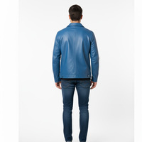 Blouson de motard en peau de mouton de qualité supérieure pour homme, imperméable, écologique, vente en gros OEM, vêtement d'extérieur chaud et élégant, durable et réversible