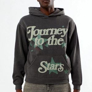 Sweat à capuche unisexe avec imprimés graphiques et citations pour hommes et femmes - Product Image 1