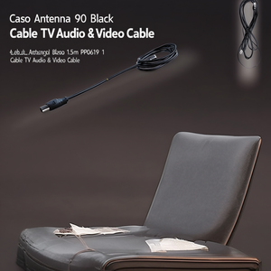 Cavo Antenna 90 Black 1.5m PP0619 1 <b>Cable</b> TV Audio & Video <b>Cable</b> - Product Image 3