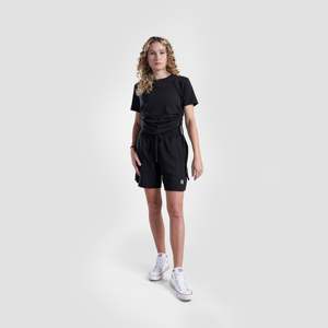 Active Shape Black Crop Tee Yogalicious <b>Top</b> Crop <b>Top</b> for Women - Product Image 4