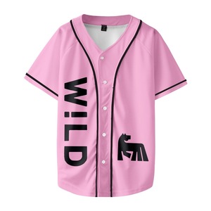 Ropa Deportiva Personalizada de Alta Calidad para Hombre, para Béisbol y Sóftbol, Transpirable, de Malla de Poliéster, con Estampado Digital, Cuello en V, Secado Rápido, para Equipo - Product Image 2