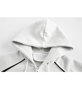 Sudadera con Capucha Holgada de Moda Retro 2026 con Mangas en Contraste, Fabricada en Fábrica, Venta al Por Mayor para Hombre y Mujer - Product Image 4