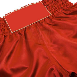 กางเกงขาสั้นผู้ชายกางเกงมวยไทยเอวยางยืดลายกลางสีพื้นแห้งเร็วชุดฝึกสวมใส่สบายพร้อมพิมพ์ดิจิตอล - Product Image 3