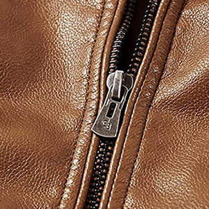 Elite 2025 último diseño personalizado cuero de vaca genuino abrigo largo de alta calidad transpirable estilo Vintage OEM chaqueta de cuero para hombre - Product Image 4