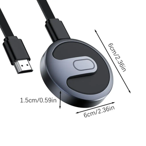 Adaptateur de clé <span class=keywords><strong>TV</strong></span> <span class=keywords><strong>compatible</strong></span> HDMI 1080P pour écran d'affichage Android IOS Smart <span class=keywords><strong>TV</strong></span> Box Mirascreen en plastique - Product Image 2