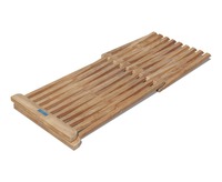 Ensembles de meubles de restaurant, table pliante au design élégant, matériau principal en teck de qualité