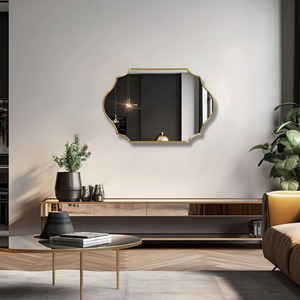 Elegant Unique Shaped <b>Mirror</b> Stylish Wall Decor for Any Room Modern <b>Mirror</b> Sleek and Contemporary Design for Home Interiors - Product Image 3