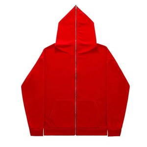 Venta caliente Personalizable de gran tamaño de cara completa con cremallera Sudadera con capucha de alta calidad 100% algodón para ropa informal de invierno - Product Image 5