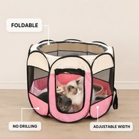 Parc pour chien, barrière pliable pour animaux de compagnie, clôture portable pour chiots, barrière de sécurité intérieure, enclos pliable pour petits chiens