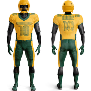 Uniforme de fútbol americano personalizado al por mayor con camiseta de impresión digital más logotipo y personalización de tamaño - Product Image 3