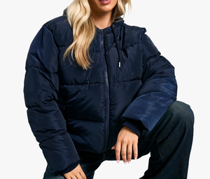 Nueva chaqueta acolchada fina cálida de diseño elegante de invierno hecha a medida para mujer, de gran tamaño, ligera, transpirable, Reversible - Product Image 3