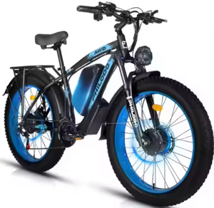 Nueva Bicicleta Eléctrica Assemble 2025 de Alta Gama con Llantas Gruesas de 26 Pulgadas para Adultos, Batería de 48V 23Ah - Product Image 1