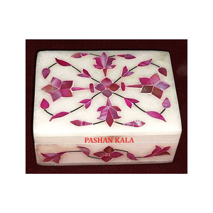 Style de luxe Design attrayant fait à la main meilleure qualité marbre nacre coquille de mer boîte pour les filles et les femmes - Product Image 1