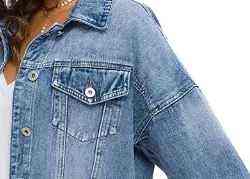 2024 Best Price OEM Women Custom Design Color Denim 100% Cotton <b>Jean</b> Jackets for Women from Pakistan Good Quality Direct factory - Product Image 6