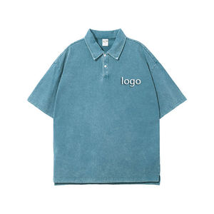 Camisas Formales Unisex de Manga Corta, 100% Algodón, Color Sólido, con Botones, Logotipo Personalizado Bordado, Secado Rápido, Ropa Urbana al por Mayor - Product Image 4