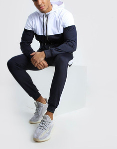 Fabricante personalizado nueva llegada chándal de fútbol hombres chándales Logo Tech Fleece Zip Plain Jogging hombres chándal hombres sudaderas con capucha - Product Image 2