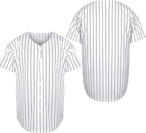 เสื้อยืดชุดเบสบอลผ้าโพลีเอสเตอร์สำหรับ100% เสื้อเจอร์ซี่ฮิปฮอปแบบสั่งทำดีไซน์ใหม่ - Product Image 3