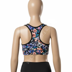 Sujetador deportivo de talla grande para mujer, tejido suave y transpirable, alta elasticidad, ligero, cómodo, para rutinas de yoga, gimnasio y footing - Product Image 5