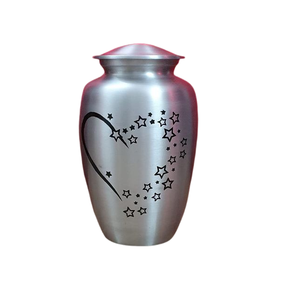 Urnas de Diseño Liso Plateadas Brillantes, Artículos Funerarios, Urnas de Cremación de Metal para Adultos de Alta Calidad para Cenizas, Urnas Personalizadas - Product Image 6