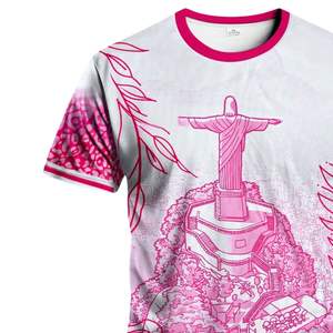 เสื้อฟุตบอลทีมแบบกำหนดเอง ผลิตจากผ้าโพลีเอสเตอร์ 100% เนื้อผ้านุ่ม พิมพ์ลายแบบระเหิด ระบายอากาศได้ดี แขนสั้น - Product Image 3