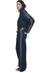 Meilleures ventes de pantalons en coton à rayures noires pour femmes, légers avec poches latérales pour le voyage, disponibles dans des tailles personnalisées - Product Image 4